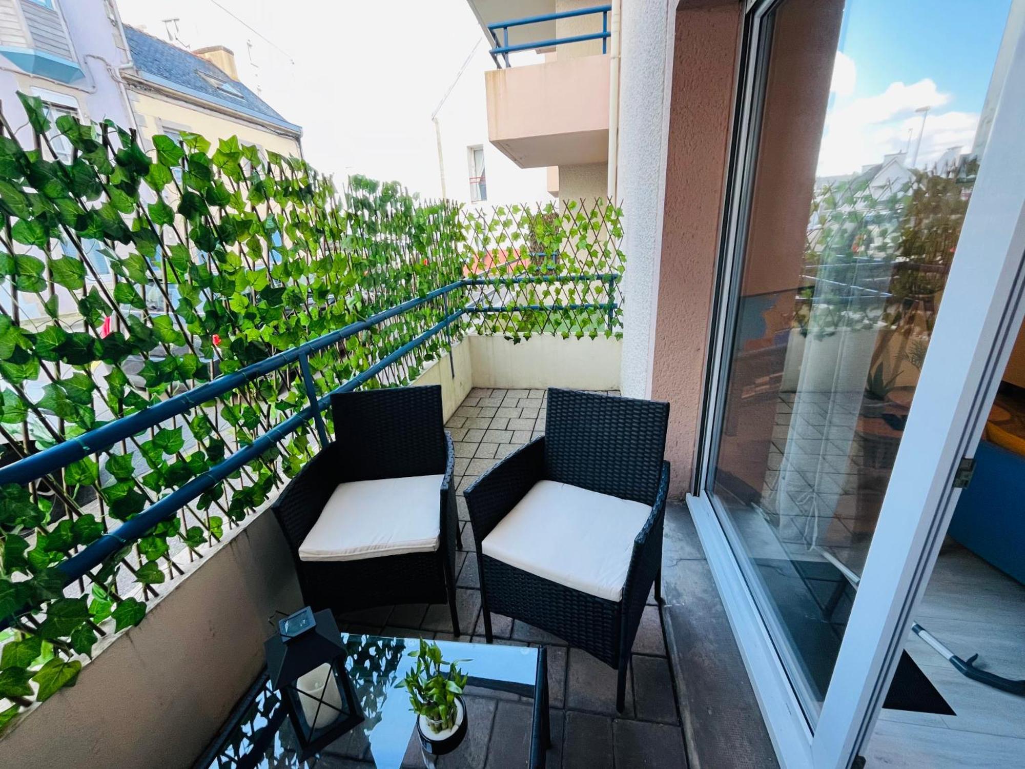 Au Bord De L'Eau Apartment Concarneau Exterior foto
